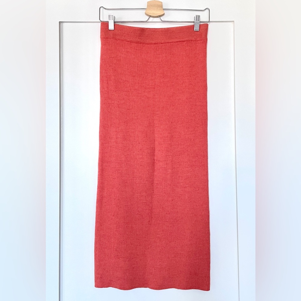 Free w Purchase! Wool Blend Knit Maxi Skirt